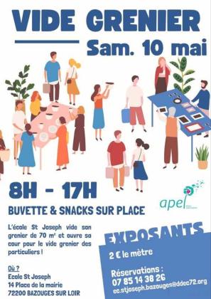 Vide-greniers - Bazouges Cré sur Loir