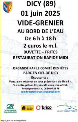 Vide-greniers - Charny Orée de Puisaye