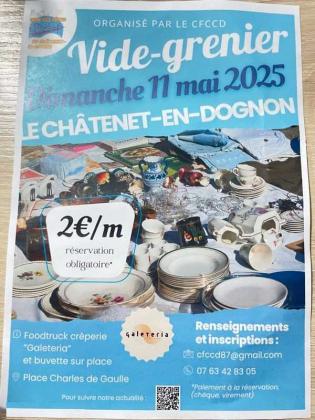Vide-greniers - Le Châtenet-en-Dognon