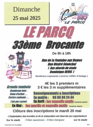 Brocante, Vide-greniers - Le Parcq