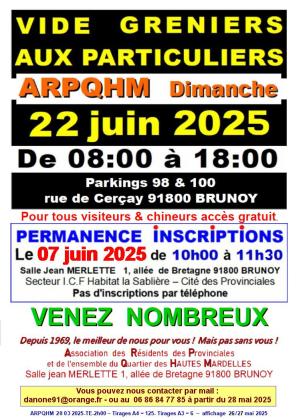 Vide-greniers - Brunoy