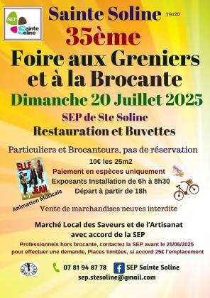 Foire aux greniers - Sainte-Soline