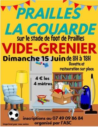 Vide-greniers - Prailles-La Couarde