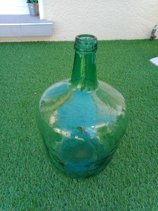 1 bombonne en verre