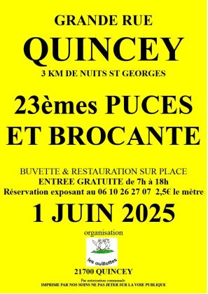 Brocante, Vide-greniers - Quincey