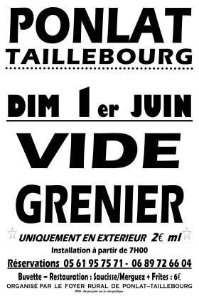 Vide-greniers - Ponlat-Taillebourg