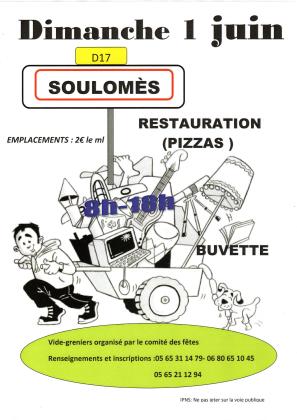 Brocante, Vide-greniers - Soulomès