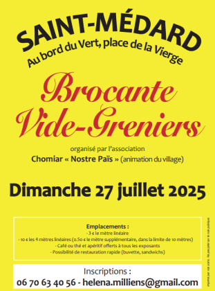 Brocante, Vide-greniers - Saint-Médard