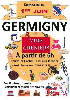 VIDE GRENIERS DIMANCHE 1er JUIN