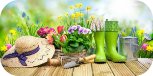Brocante, Vide-greniers sur le thème du jardin - Chambon