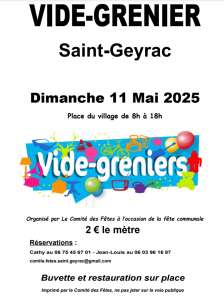 Vide-greniers - Saint-Geyrac