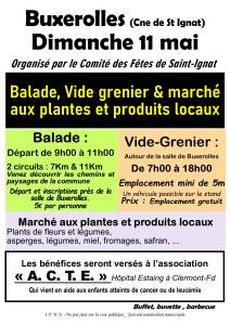 Balade, vide-grenier et marché aux plants - Saint-Ignat