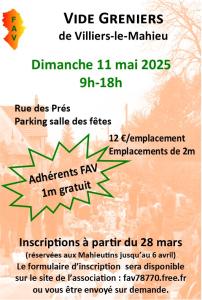 Brocante, Vide-greniers - Villiers-le-Mahieu