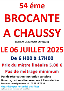Brocante, Vide-greniers - Chaussy