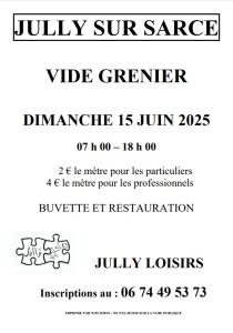 Vide-greniers - Jully-sur-Sarce