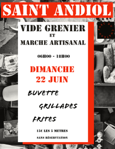 Brocante, Vide-greniers - Saint-Andiol