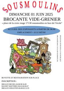 Brocante, Vide-greniers - Sousmoulins