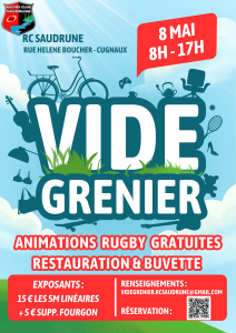 Vide grenier RC Saudrune
