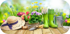 Brocante, Vide-greniers sur le thème du jardin - Chambon
