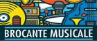 Brocante sur le thème de la musique : vente d'instruments, CD, vinyles - Angles