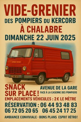 Vide-greniers des pompiers - Chalabre