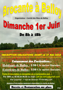 Vide-greniers - Balloy