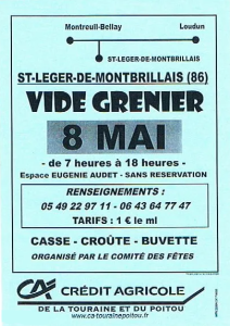 Vide-greniers - Saint-Léger-de-Montbrillais