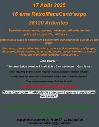 RétroMécaCentr'expo - Ardentes