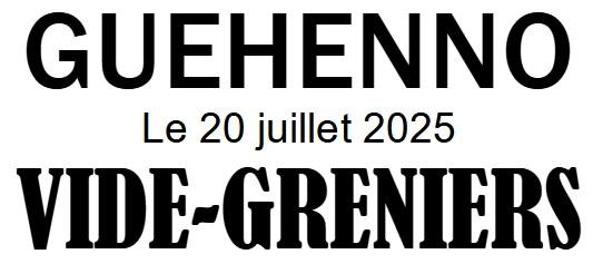 Vide-greniers - Guéhenno