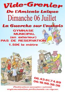 Brocante, Vide-greniers - La Guerche-sur-l'Aubois