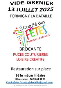 Vide-greniers, loisirs créatifs, puces couturières - Formigny