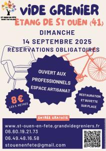 GRAND VIDE GRENIER à SAINT-OUEN (41)