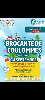 Brocante de Coulommes 2025