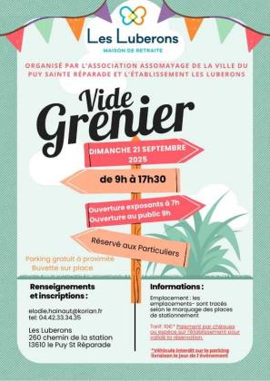 Vide-greniers - Le Puy-Sainte-Réparade