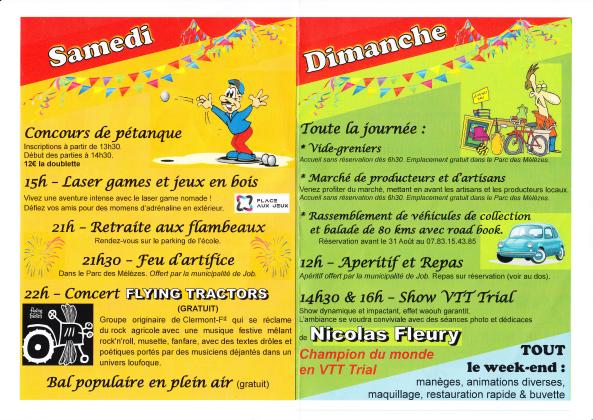 VIDE GRENIER JOB