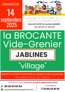 Brocante Vide Grenier de Jablines 
