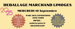 Déballage marchand - Limoges