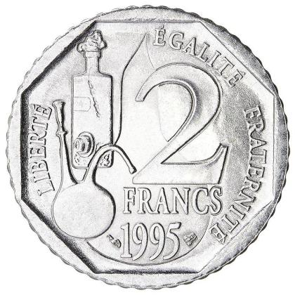 Pièce de 2 francs Louis Pasteur