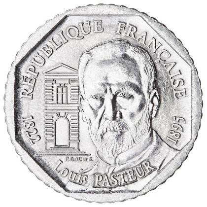 Pièce de 2 francs Louis Pasteur