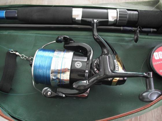 Lot lancer de pèche en mer