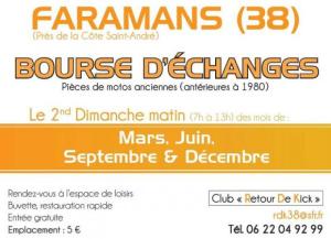 Bourse d'échanges moto club de Faramans