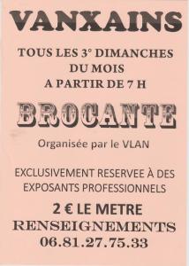 Brocante de Vanxains