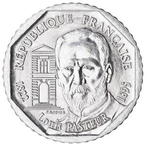 Pièce de 2 francs Louis Pasteur