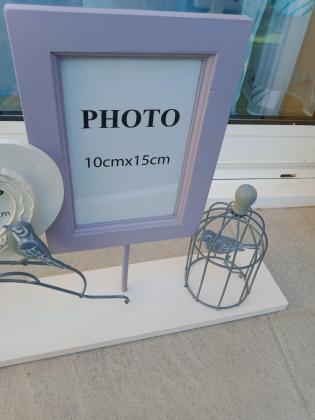 Porte Photos en bois et fer