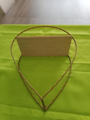 Etagère déco fer et bois