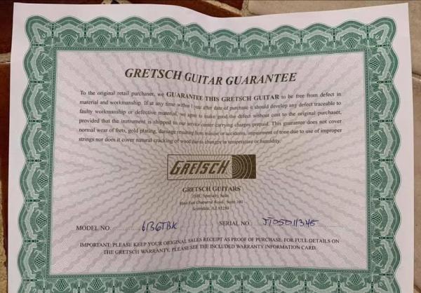 Guitare GRETSCH BLACK FALCON 2005 JAPAN