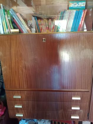 Meuble bureau en bois vintage
