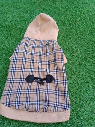 Petit manteau pour chien avec capuche