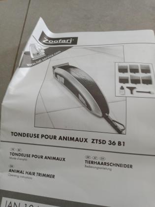 Tondeuse pour animaux chats et chiens