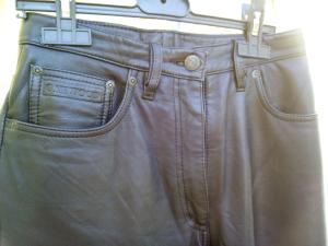 Pantalon cuir femme